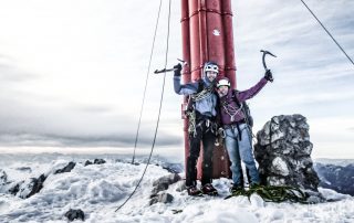 Prielüberschreitung im Winter Großer Priel