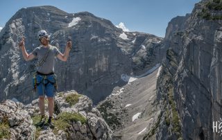 Klettern Schobertal Klarheit eines Herbsttages Hinterstoder